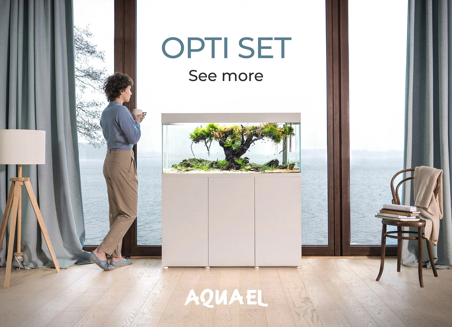AQUAEL Zestaw Akwariowy Opti Set 125 Biały 2.0
