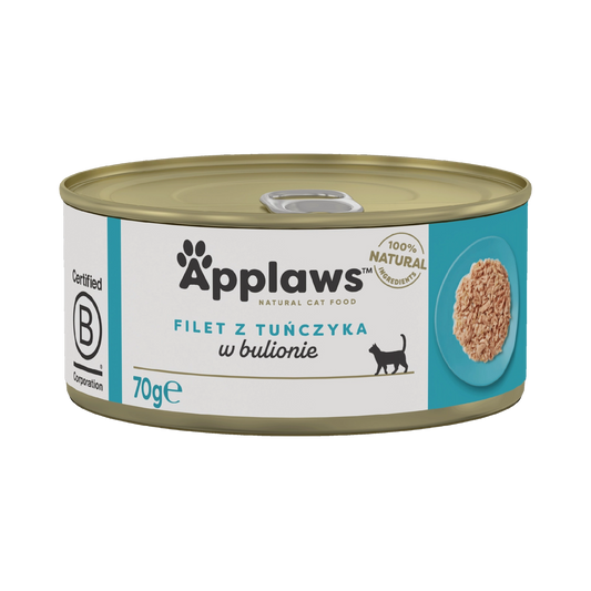 APPLAWS Tuna Fillet In Broth 70g