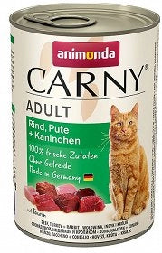 Animonda Cat Carny Adult Wołowina, Indyk I Królik 400g