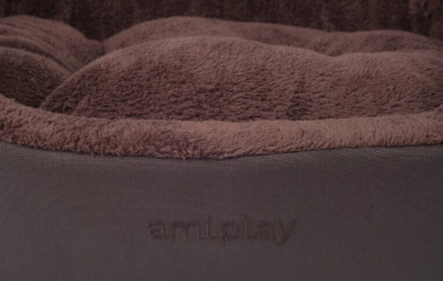AMIPLAY Legowisko Elipsa Aspen Brązowe S