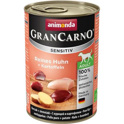 Animonda GranCarno Sensitiv Adult Dog Kurczak I Ziemniaki 400g